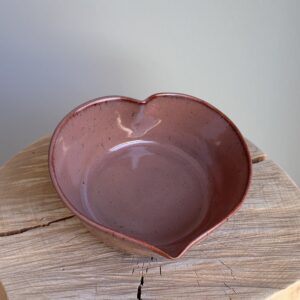 Skål til slik - formet som et hjerte