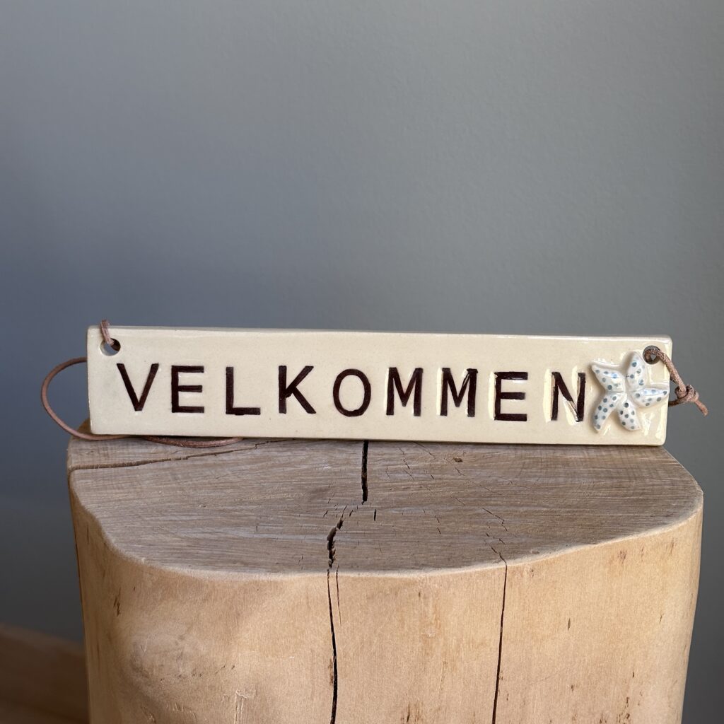 Velkommen skilt