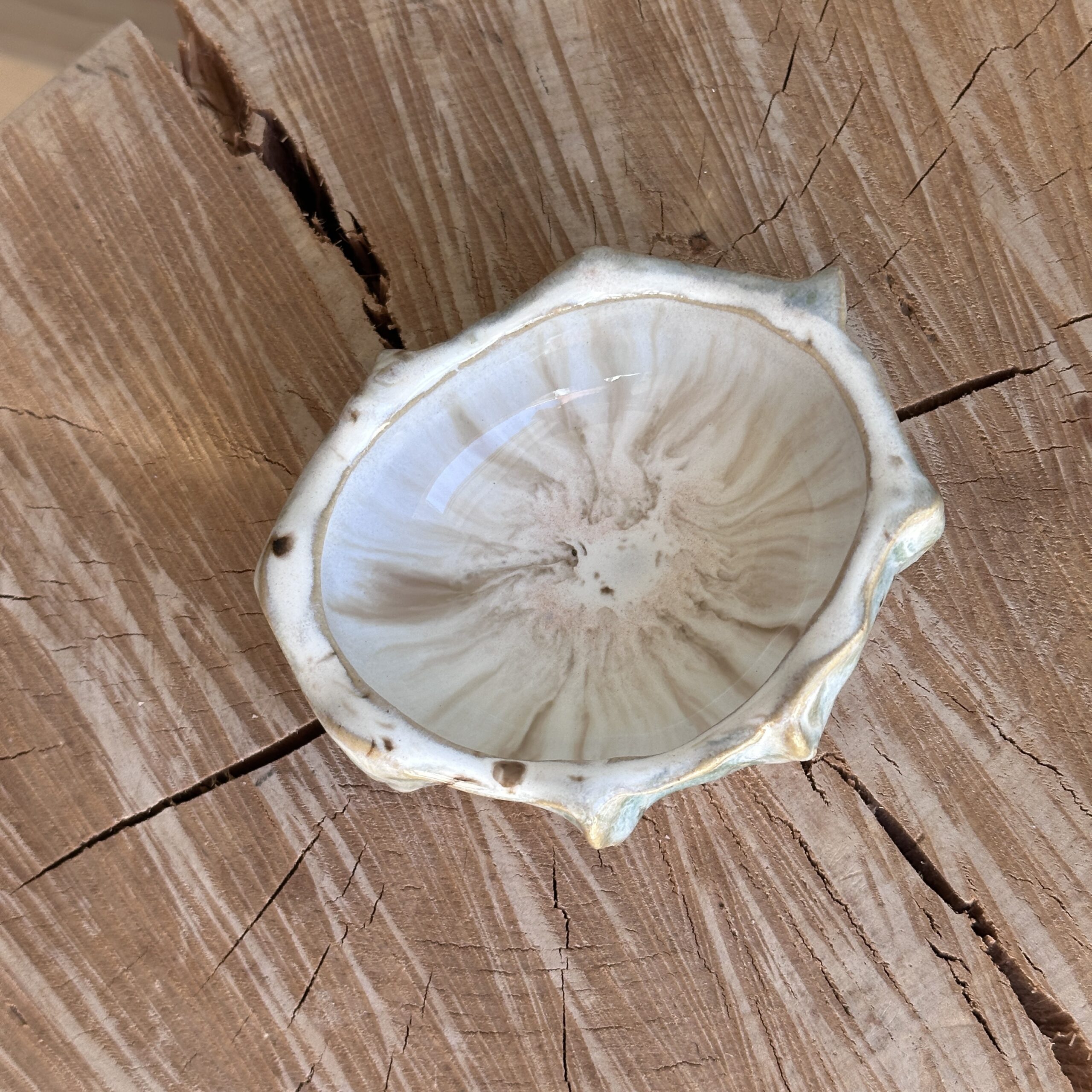 Bølgeskvulp, mini skål - Billede 3