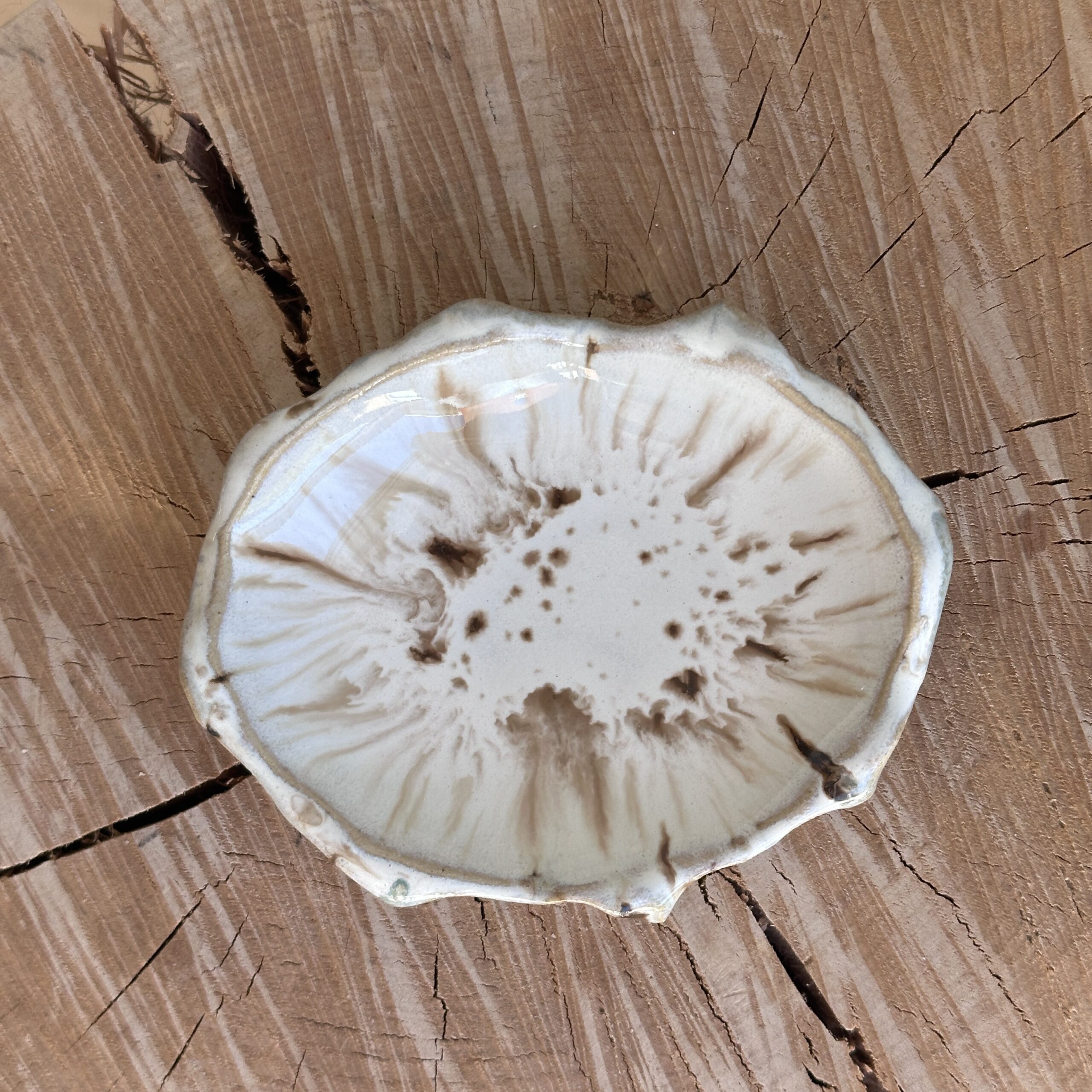 Bølgeskvulp, mini UNIKA skål - Billede 2